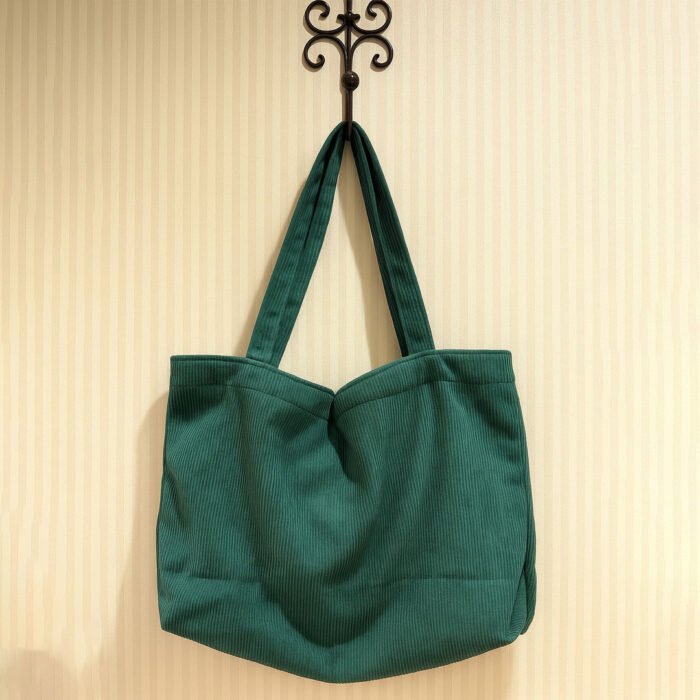 Evergreen Corduroy Tote Bag Evergreen Corduroy Tote Bag