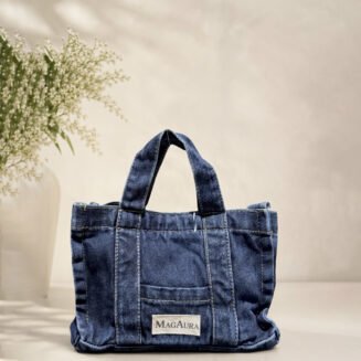 Mini Denim Tote Bag